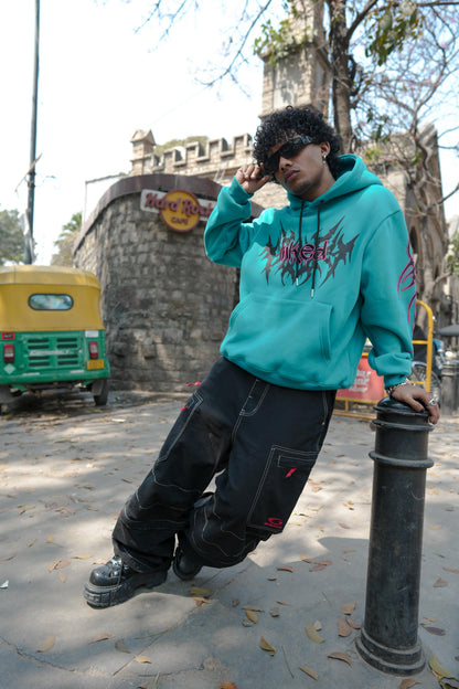 InkEd Signature Street Hoodie Teal
